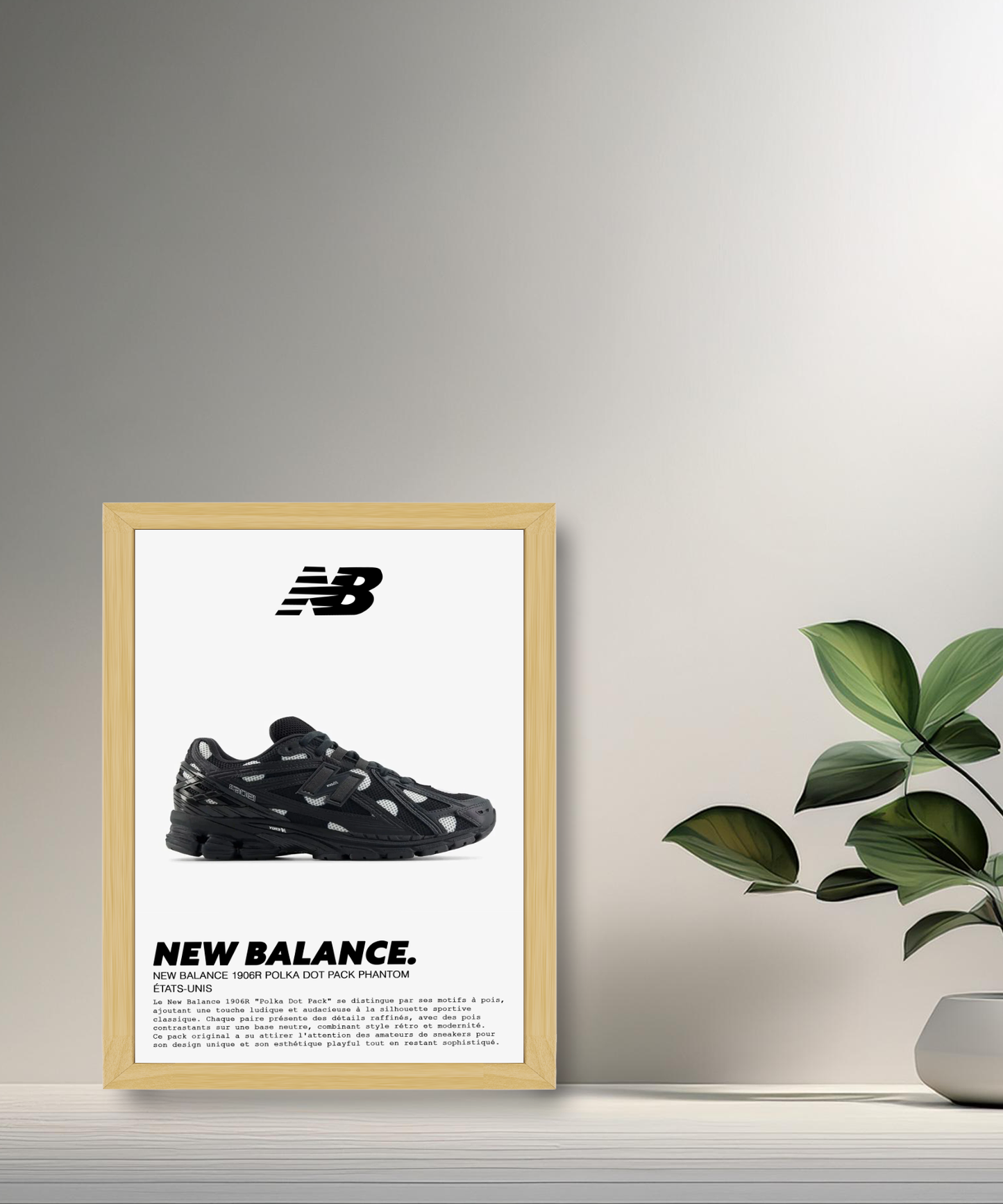 New Balance 1906R Polka Dot Pack Phantom Bilderrahmen 