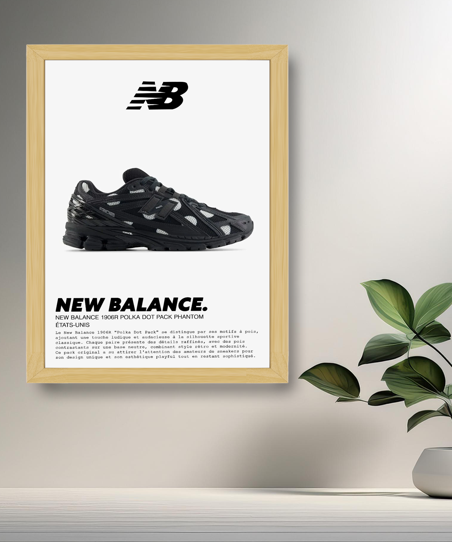 New Balance 1906R Polka Dot Pack Phantom Bilderrahmen 