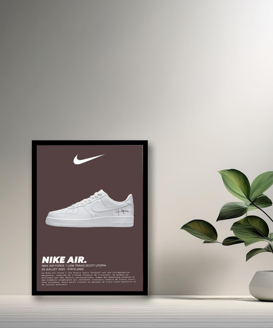 Travis Scott x Nike Air Force 1 Low Utopia Fotorahmen 