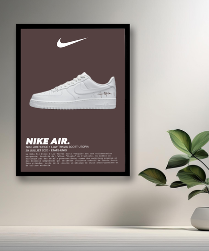 Travis Scott x Nike Air Force 1 Low Utopia Fotorahmen 