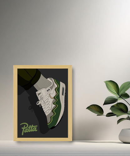 Cadre photo Nike Air Max Patta vert