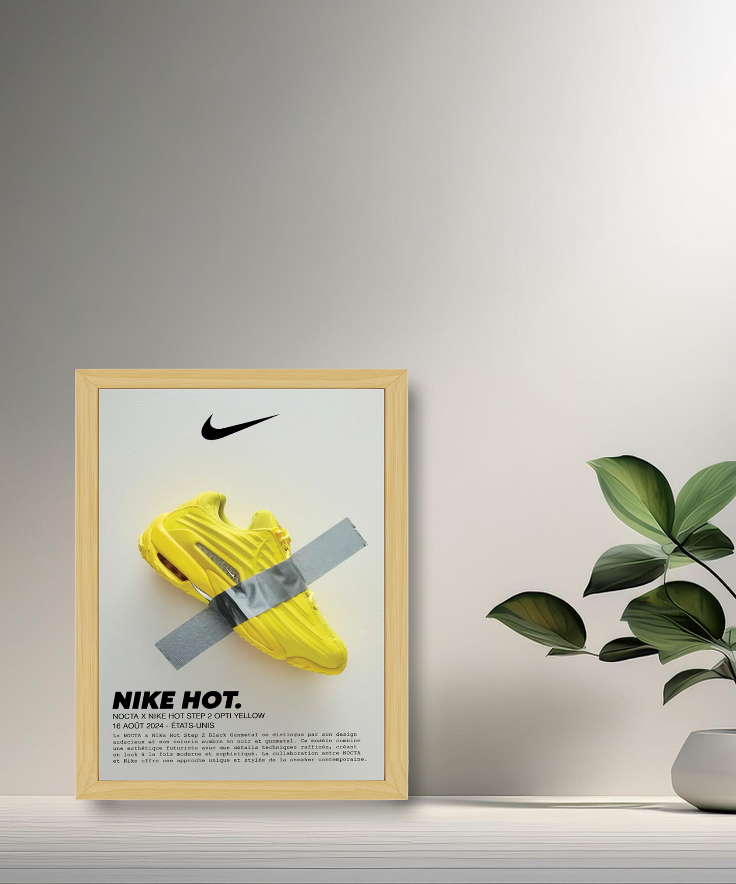 Nike Nocta Hot Step 2 Opti Gelber Fotorahmen