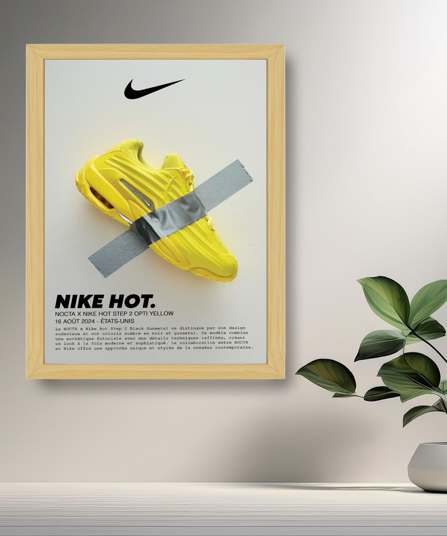 Nike Nocta Hot Step 2 Opti Gelber Fotorahmen