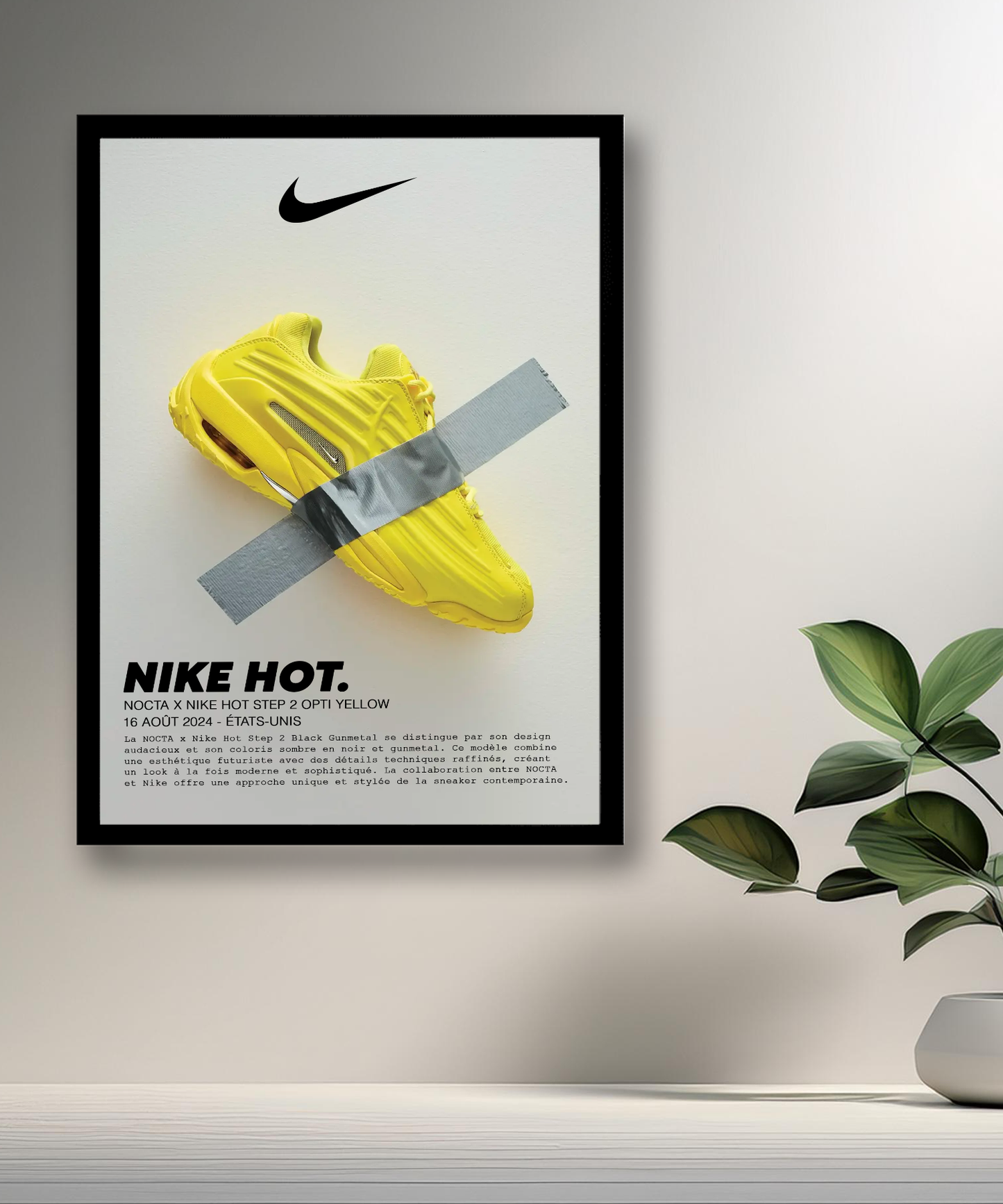 Nike Nocta Hot Step 2 Opti Gelber Fotorahmen