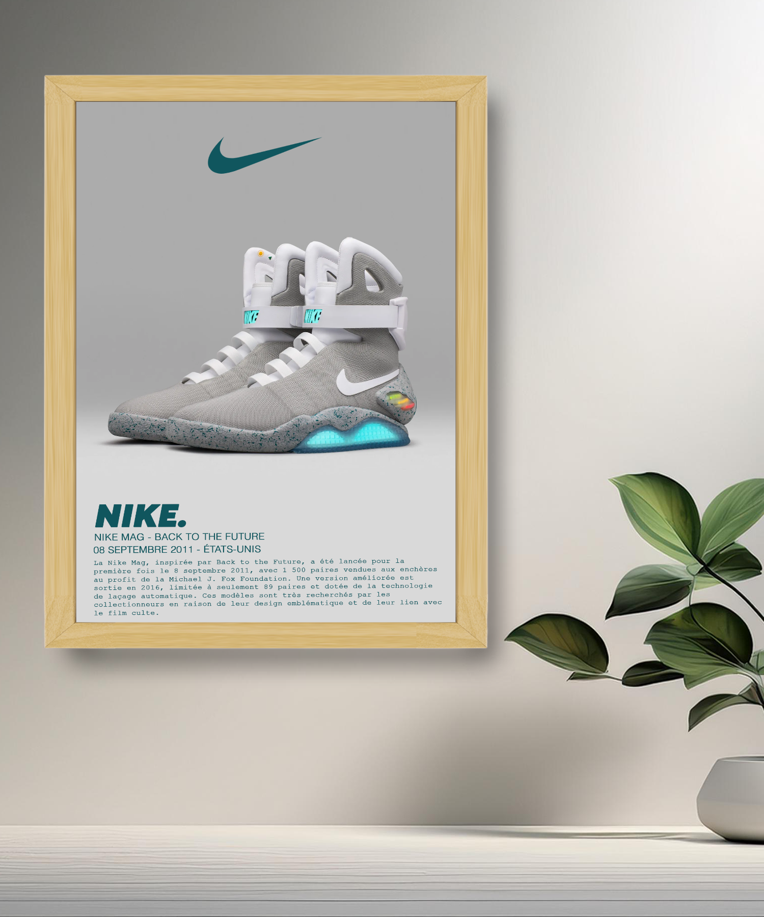 Cadre photo Nike MAG Back To The Future