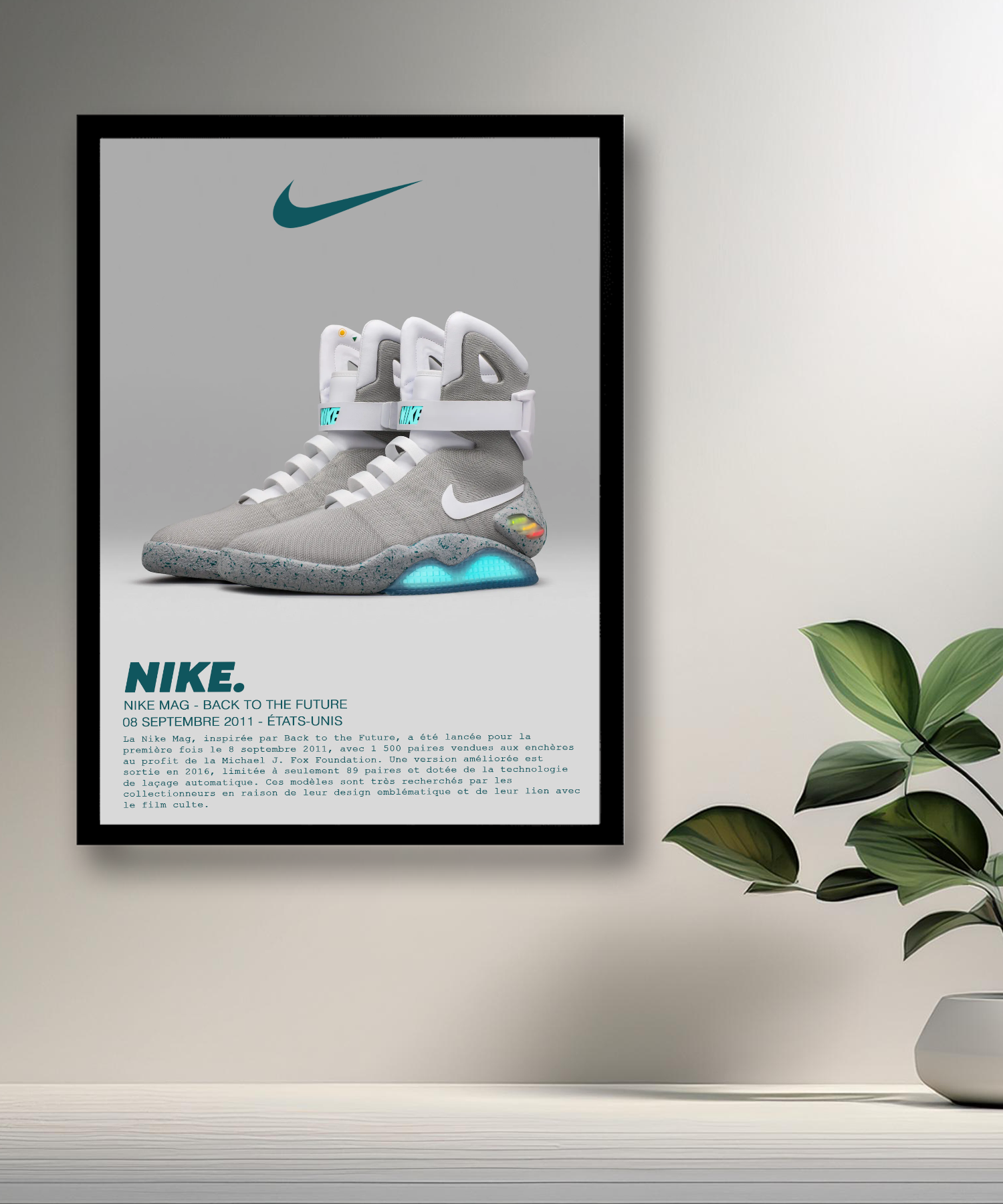 Cadre photo Nike MAG Back To The Future