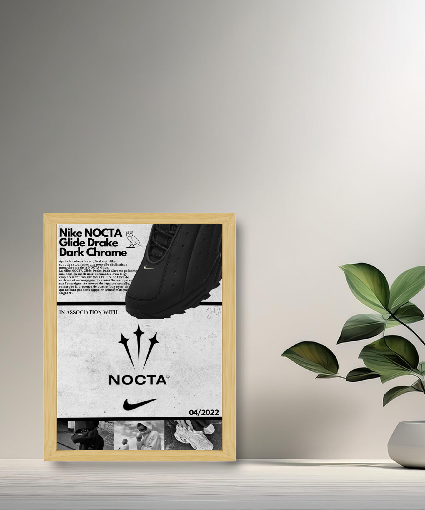 Cadre photo Nocta x Nike Glide