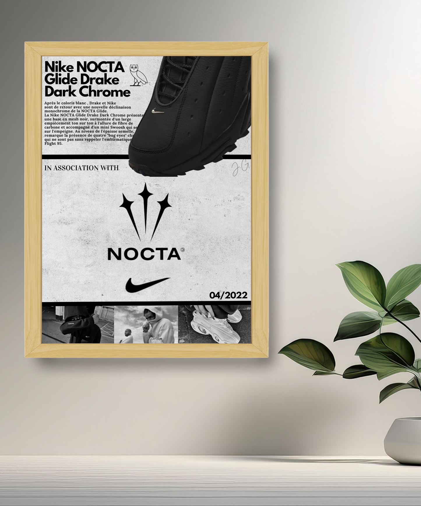 Cadre photo Nocta x Nike Glide