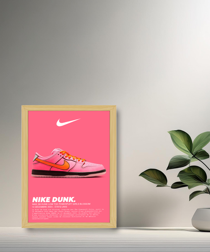 Nike SB Dunk Low The Powerpuff Girls Blossom Fotorahmen