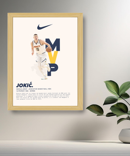 Cadre photo Nikola Jokic NBA