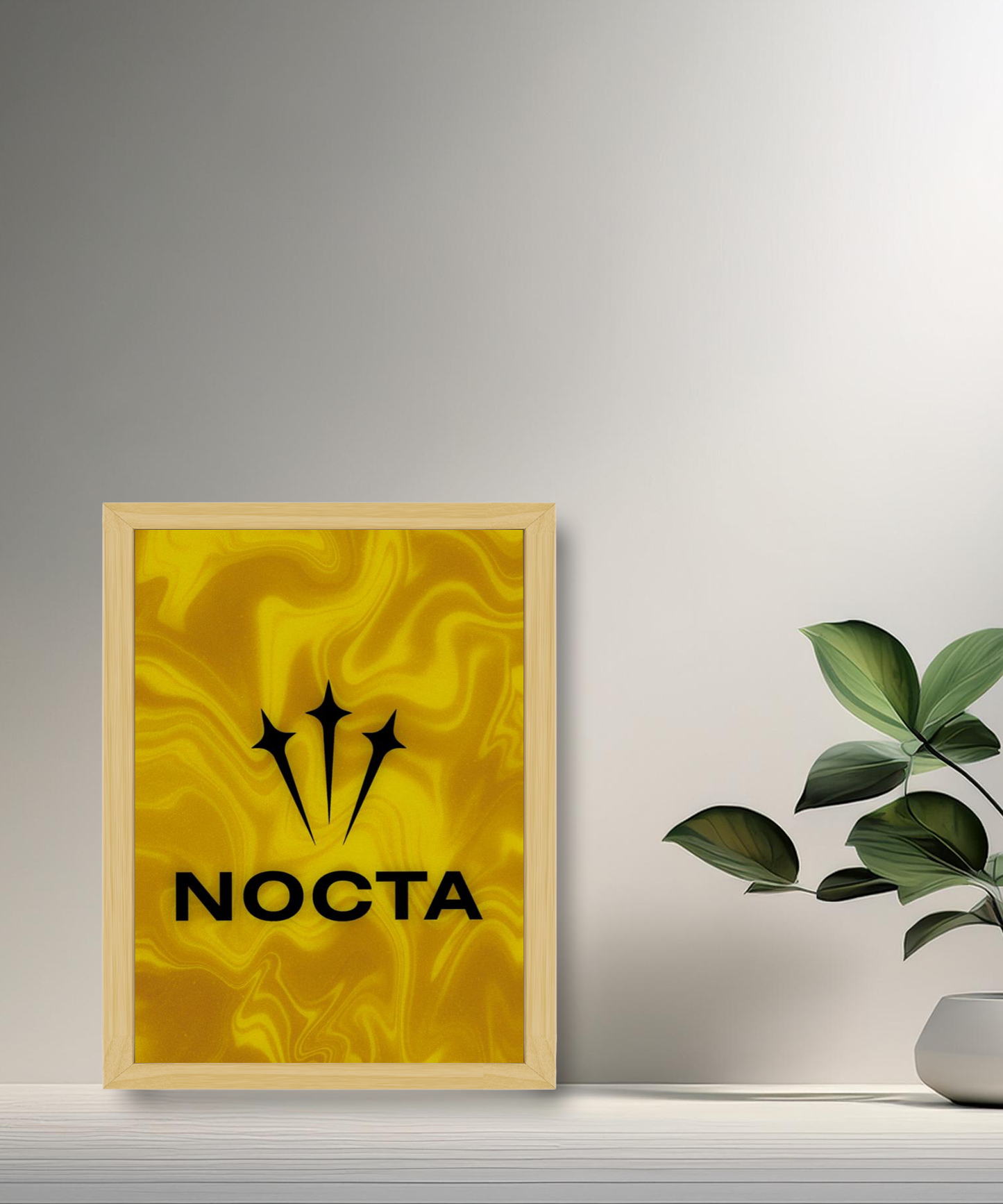 Cadre photo Nocta jaune