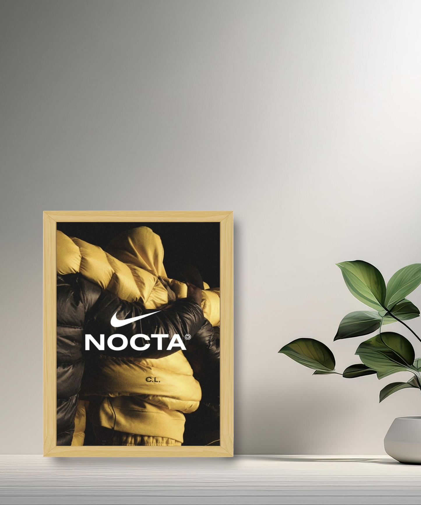 Cadre photo Nocta x Nike jaune