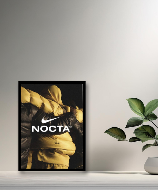 Cadre photo Nocta x Nike jaune