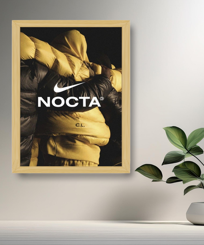 Cadre photo Nocta x Nike jaune