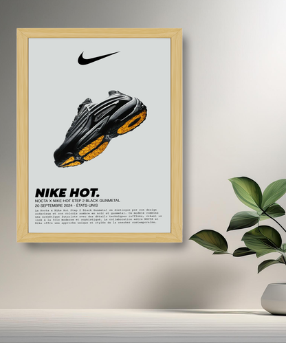 Nocta x Nike Hot Step 2 Schwarzer Gunmetal-Fotorahmen 