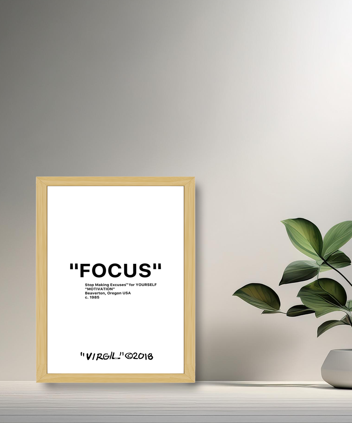 Cadre photo Off-White Focus