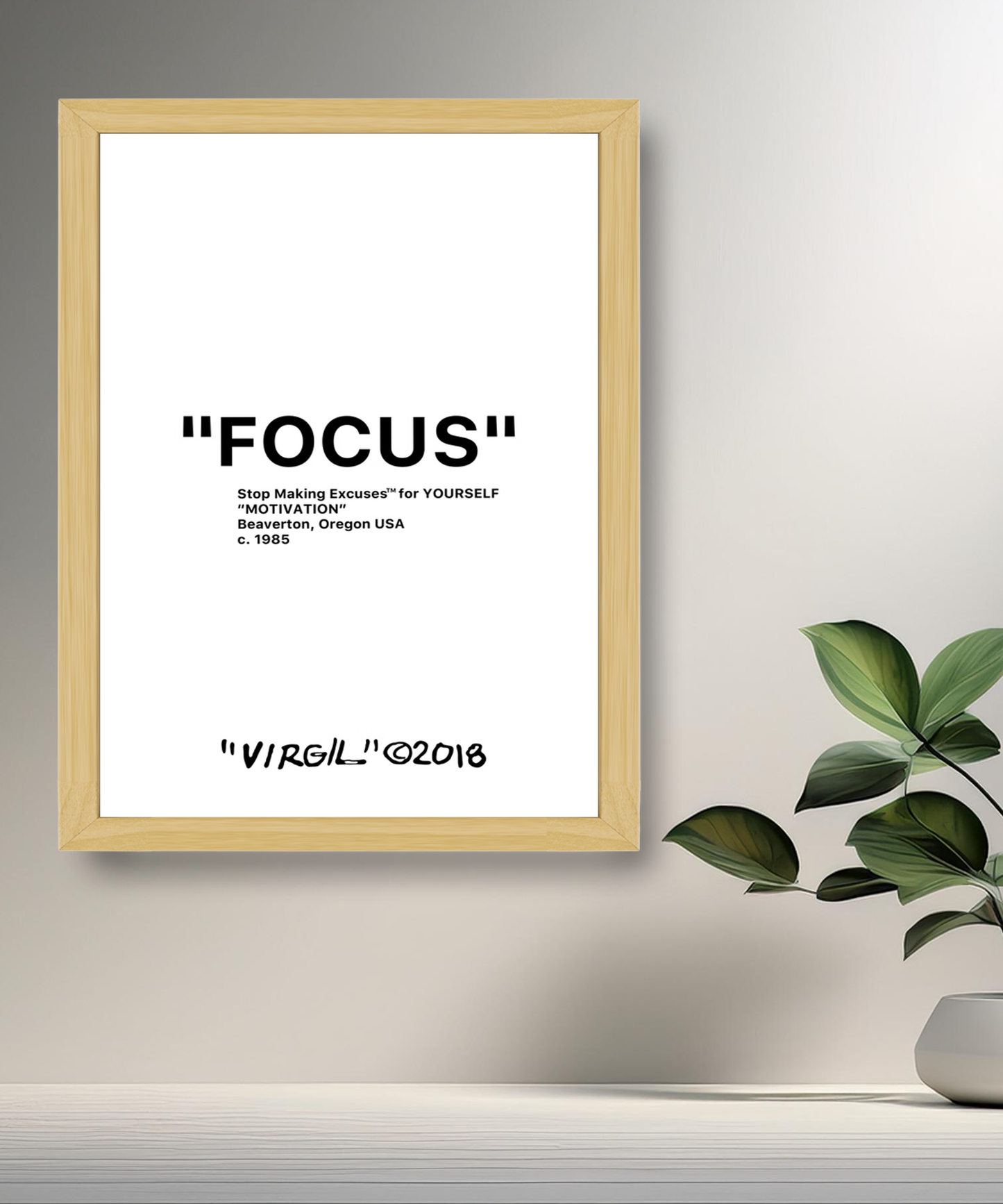 Cadre photo Off-White Focus