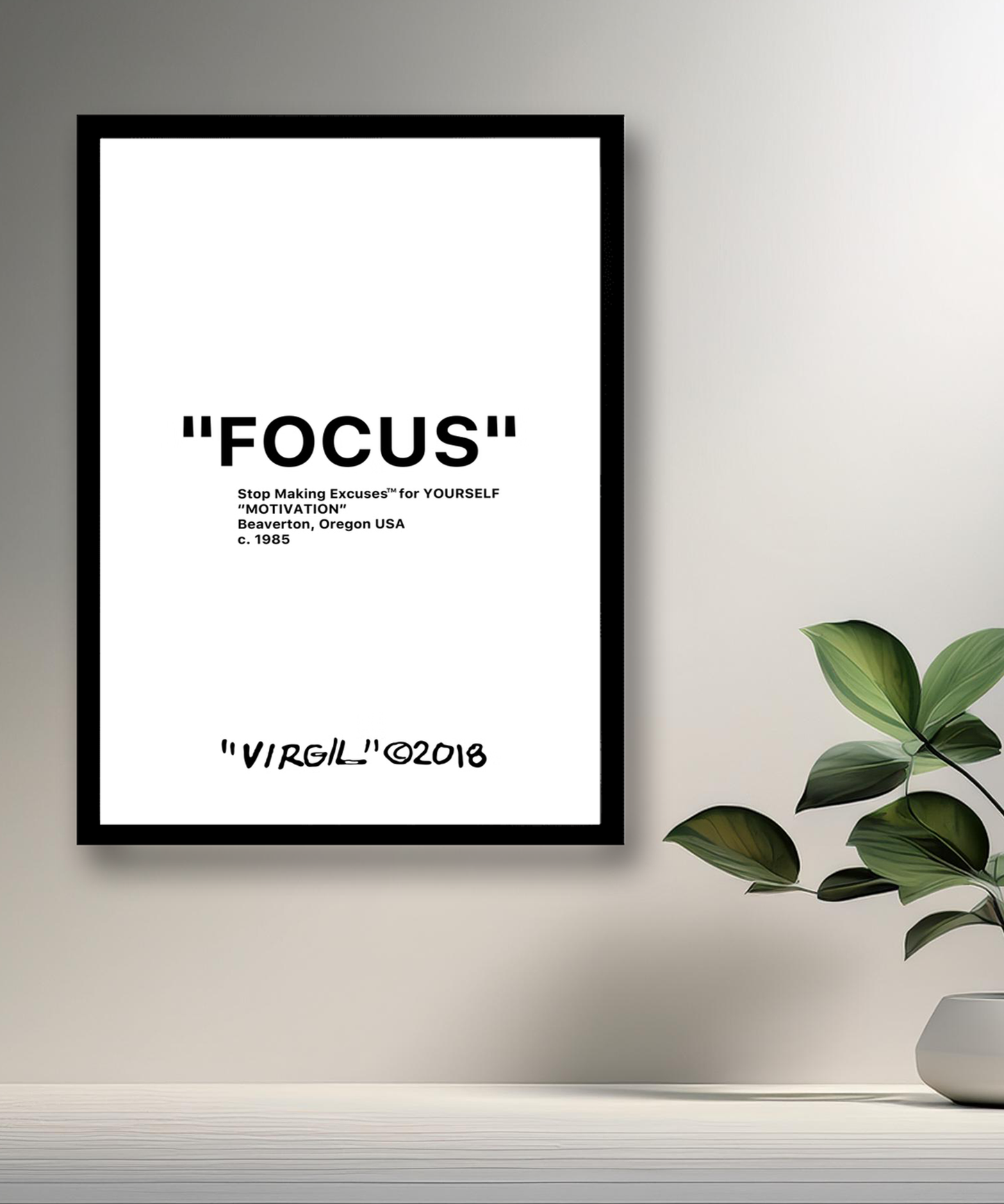 Cadre photo Off-White Focus