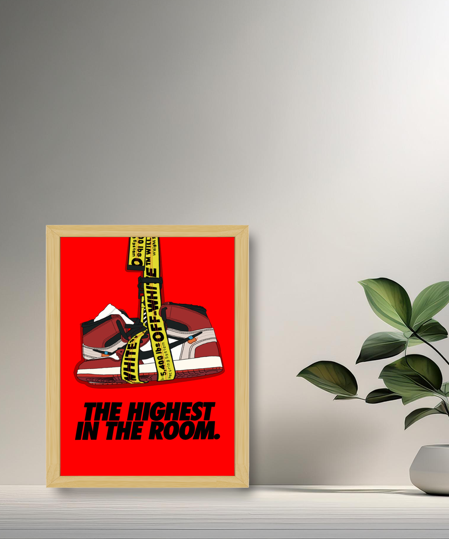 Cadre photo Off-White Highest in the room
