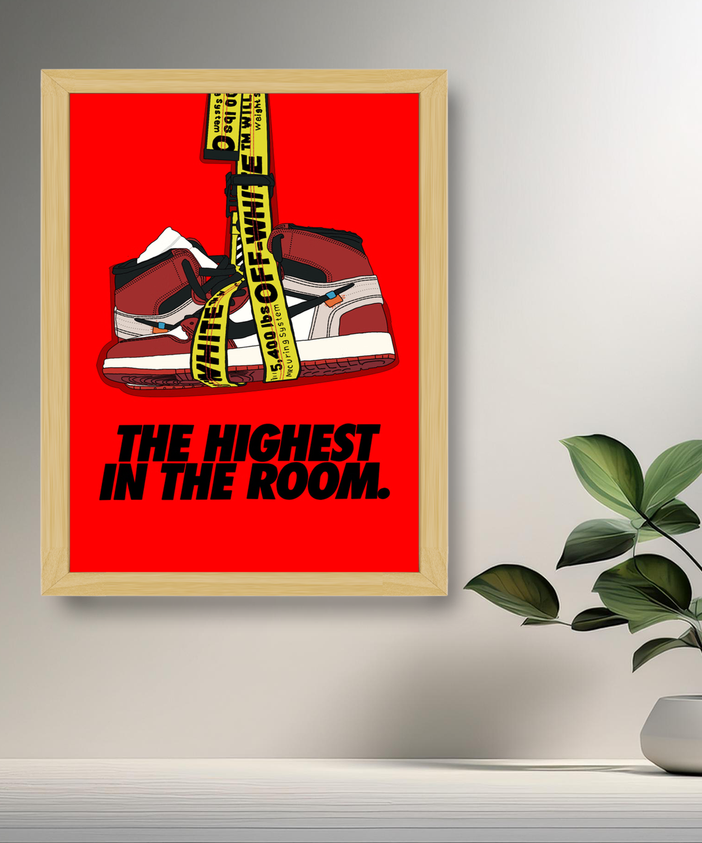 Cadre photo Off-White Highest in the room
