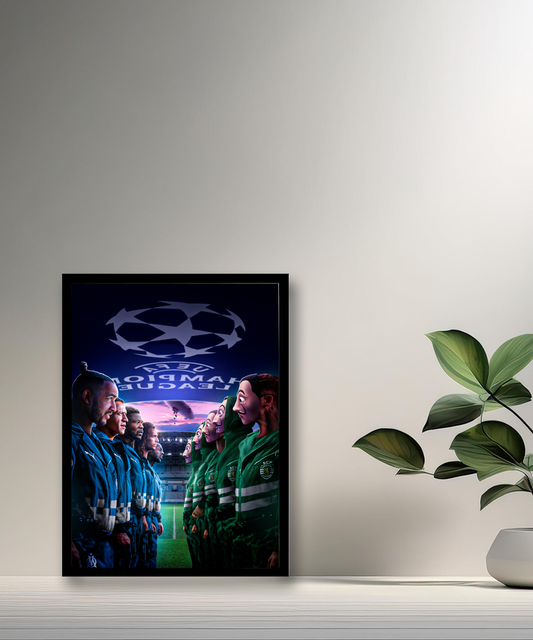 Cadre photo Olympique de Marseille Champions League