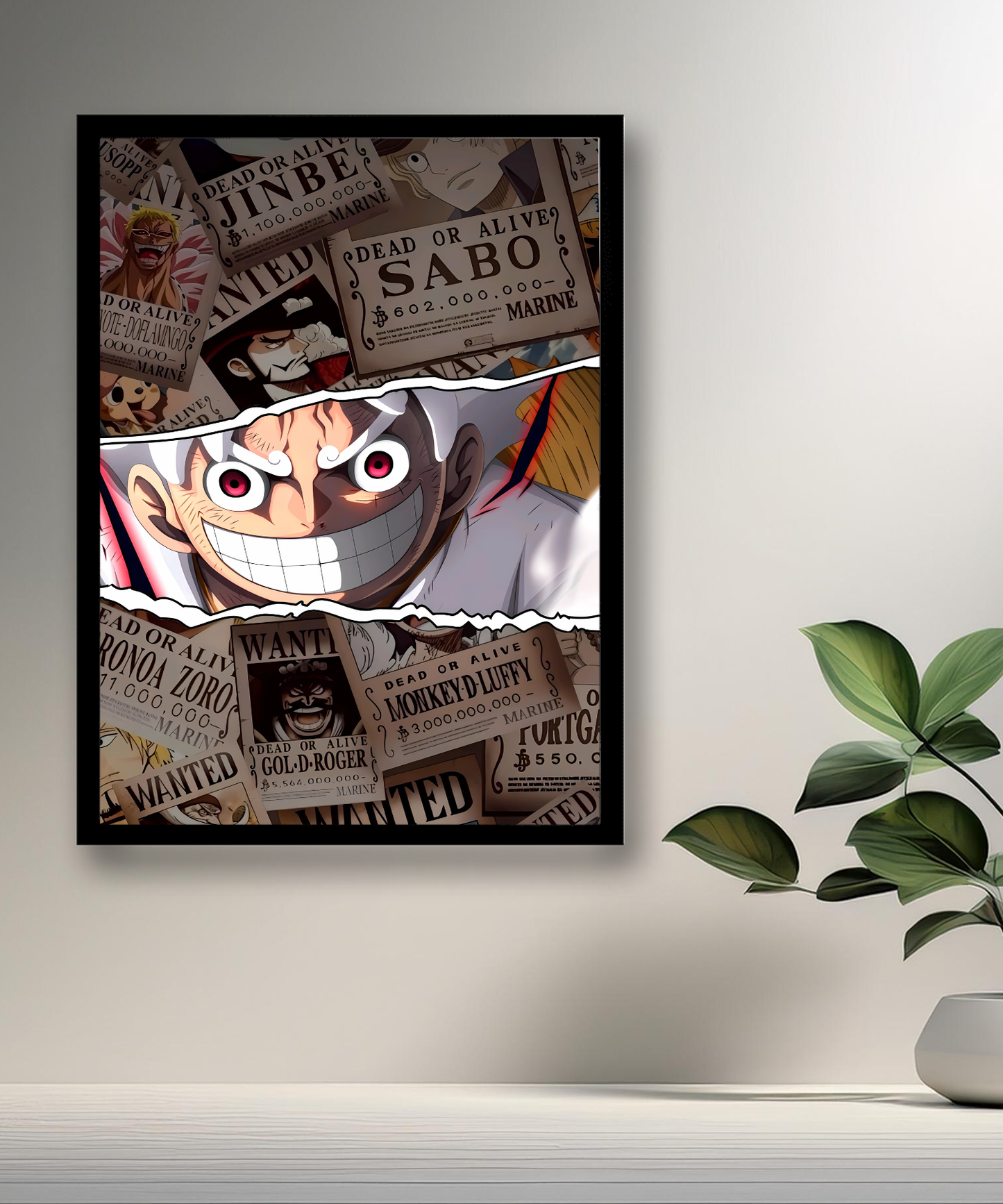 Cadre photo Luffy One Piece