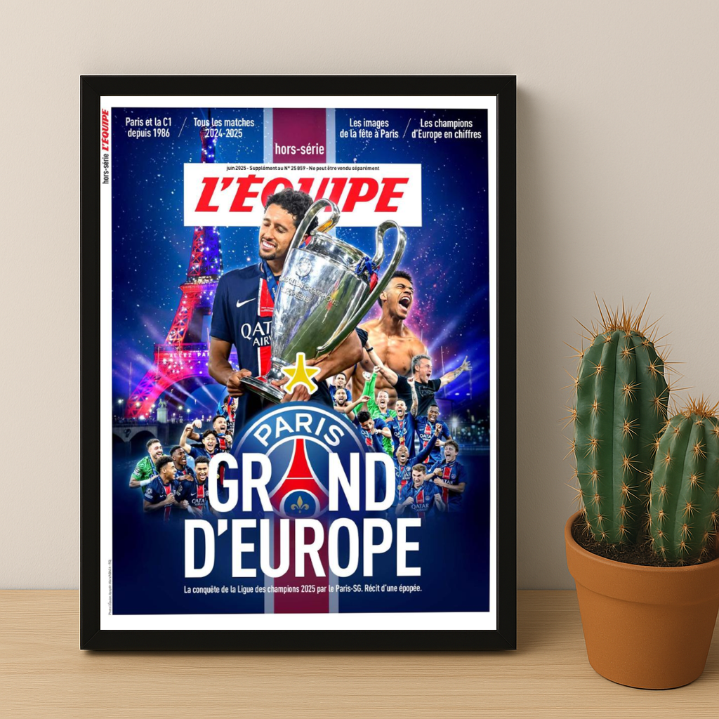 Cadre photo L'Equipe Paris Grand Europe