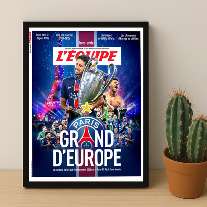 Cadre photo L'Equipe Paris Grand Europe