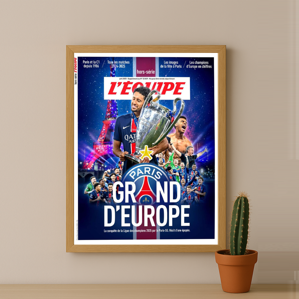 Cadre photo L'Equipe Paris Grand Europe
