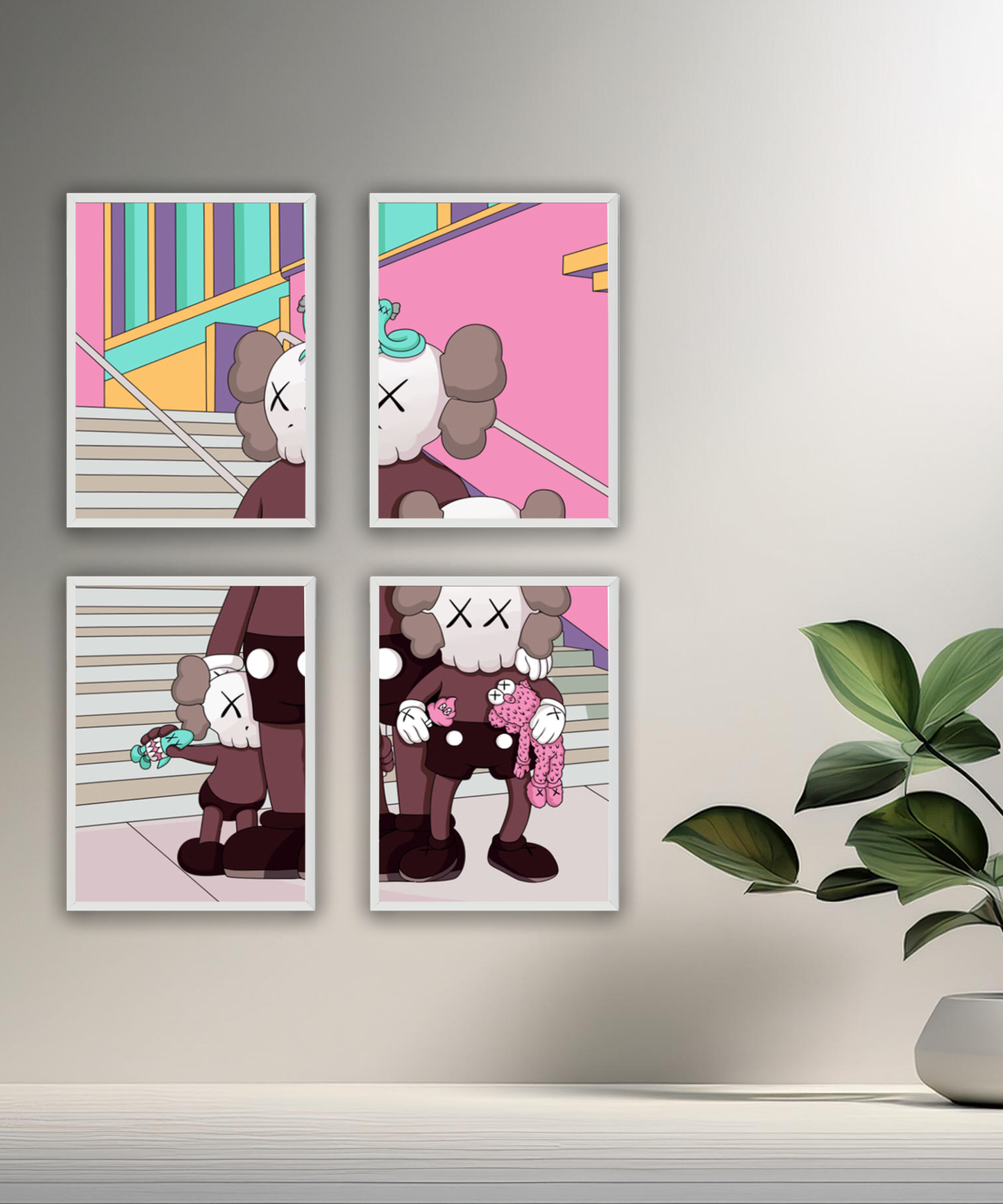 Poster Kaws Fusée