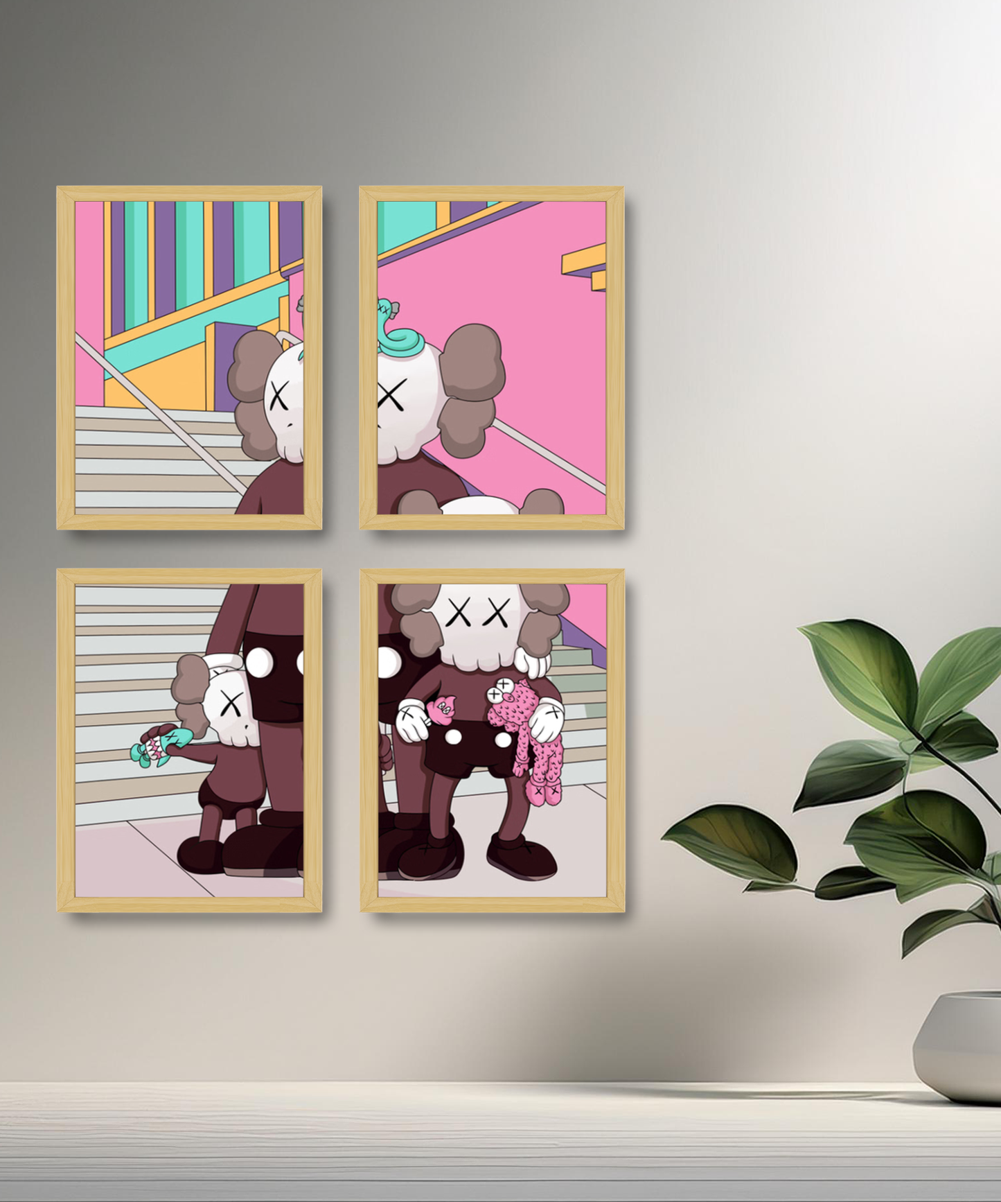 Poster Kaws Fusée