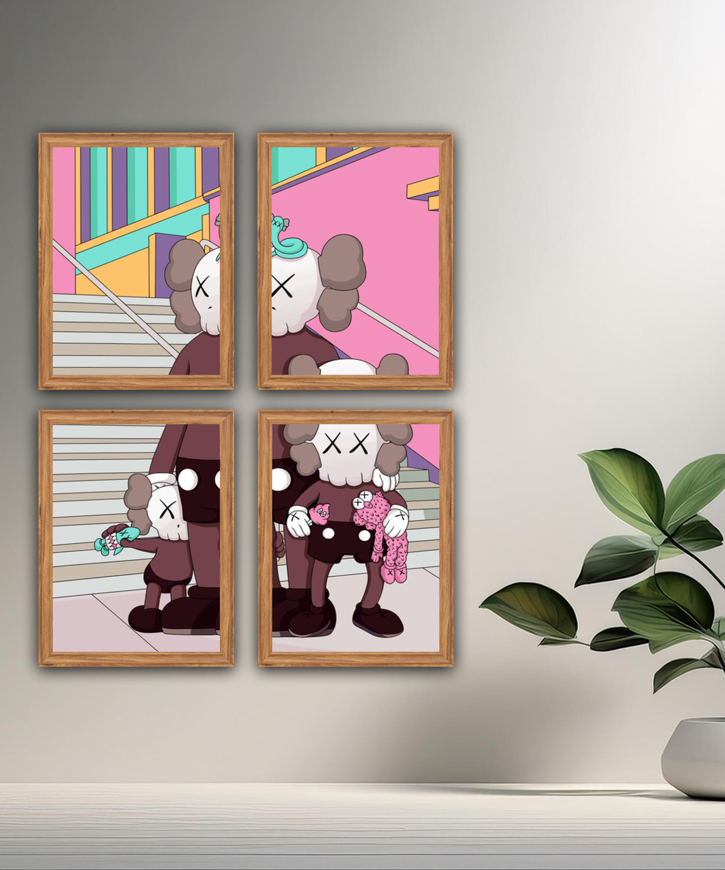 Poster Kaws Fusée