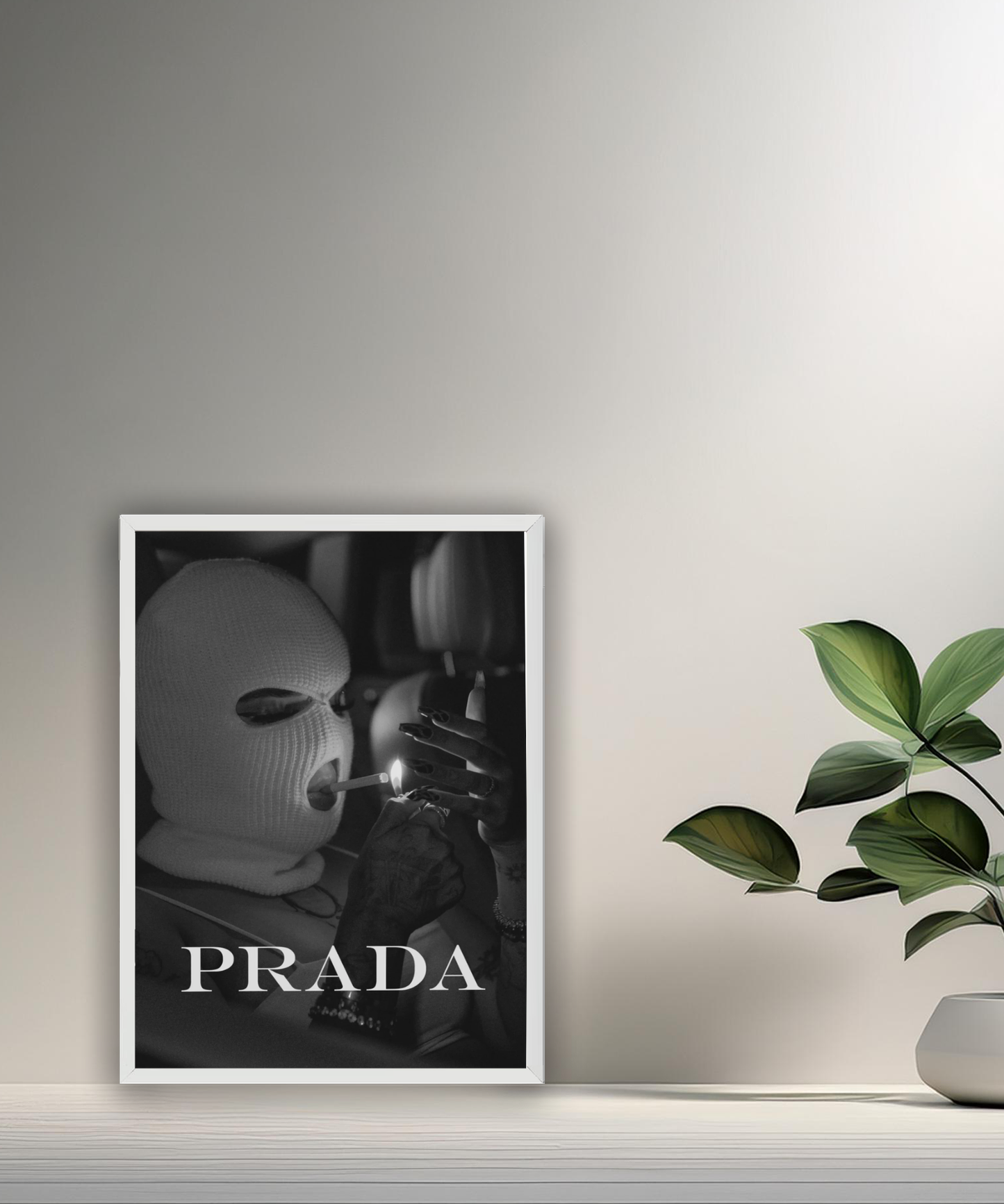 Poster encadré Prada art