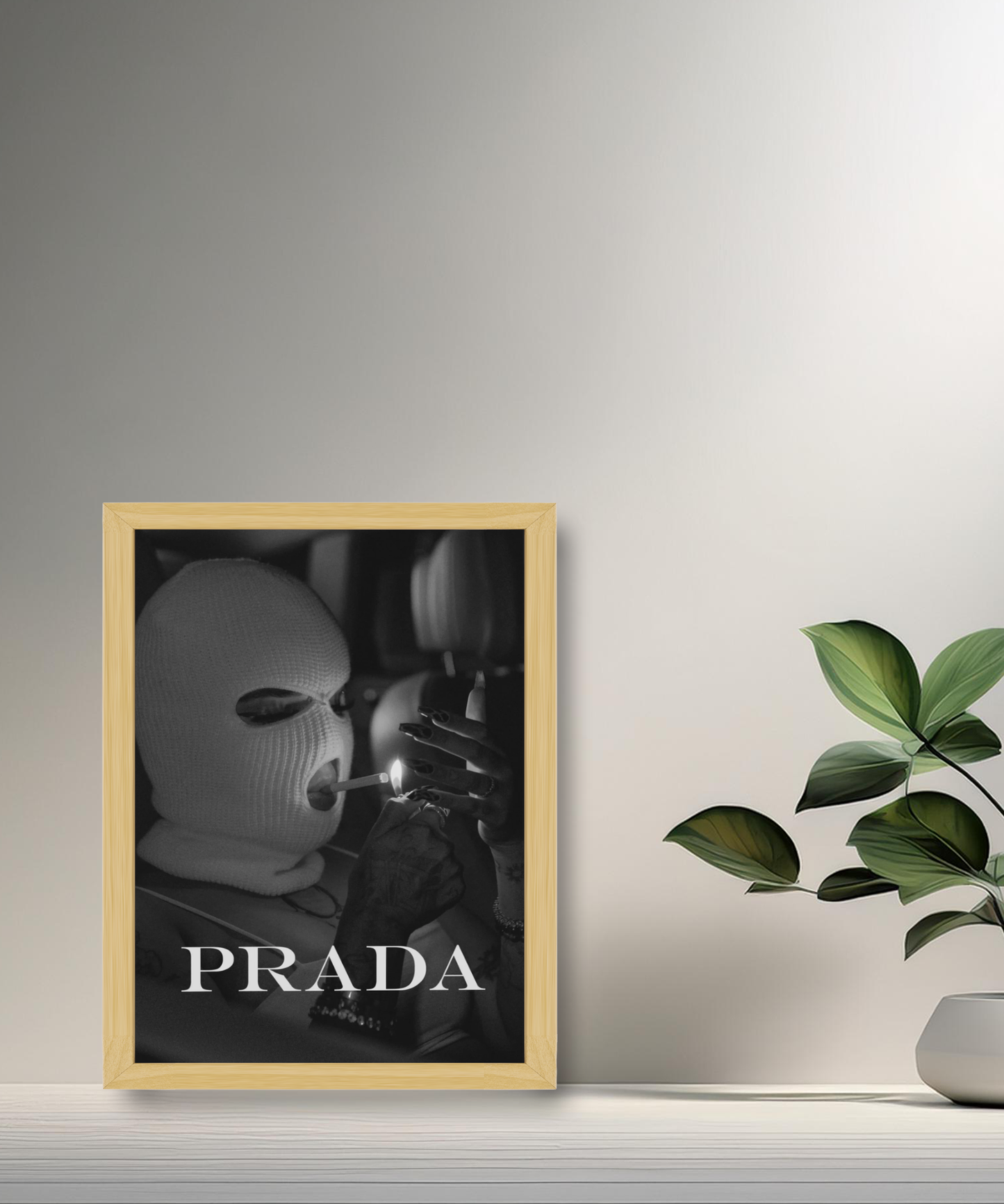Poster encadré Prada art