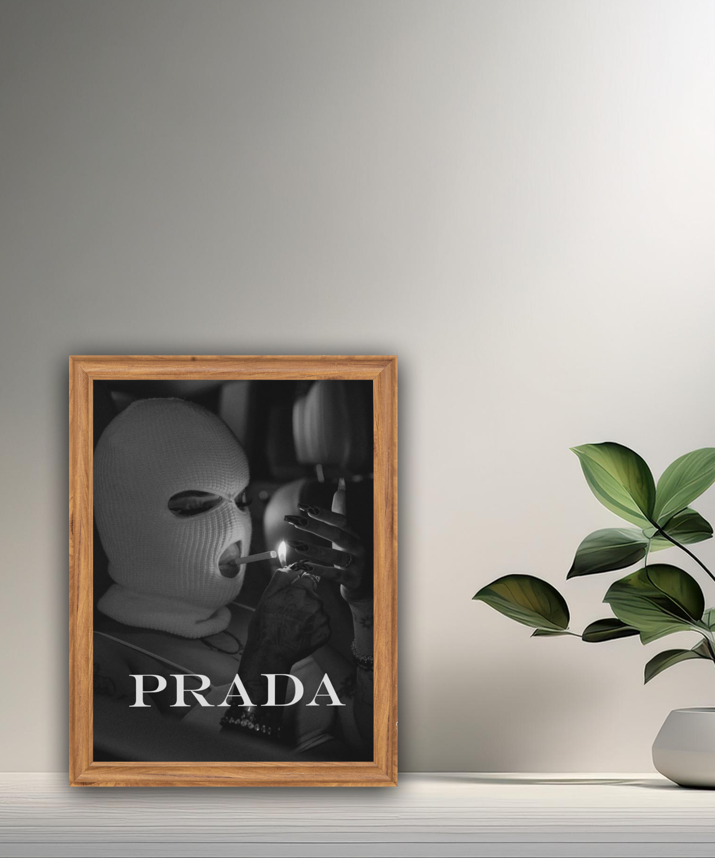 Poster encadré Prada art