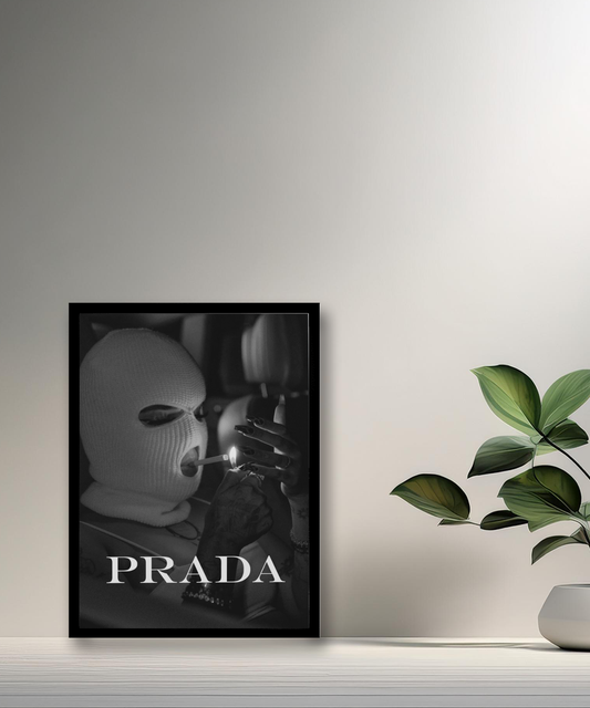 Poster encadré Prada art