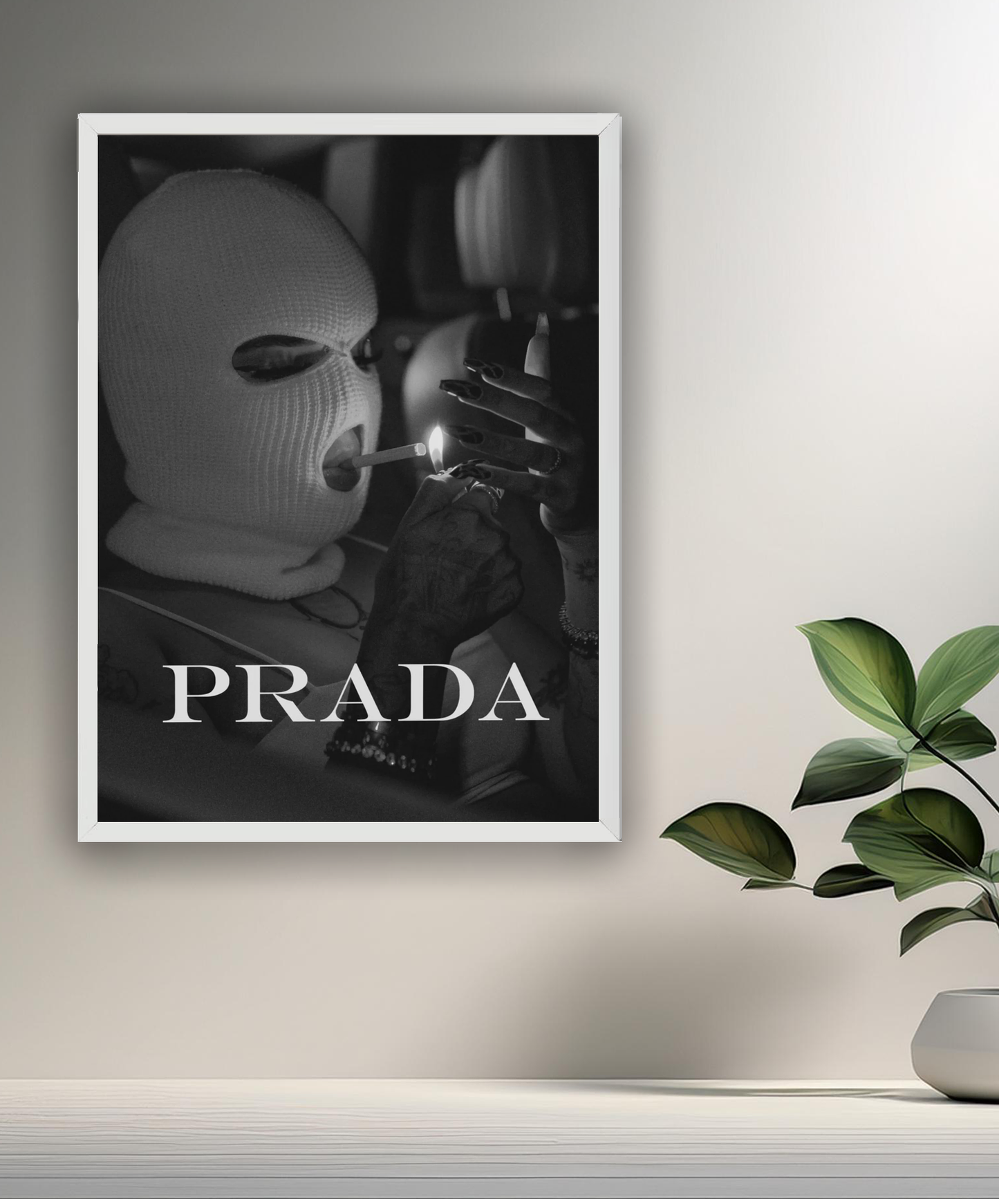 Poster encadré Prada art