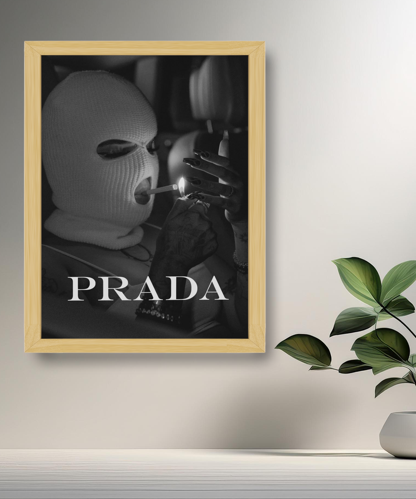 Poster encadré Prada art