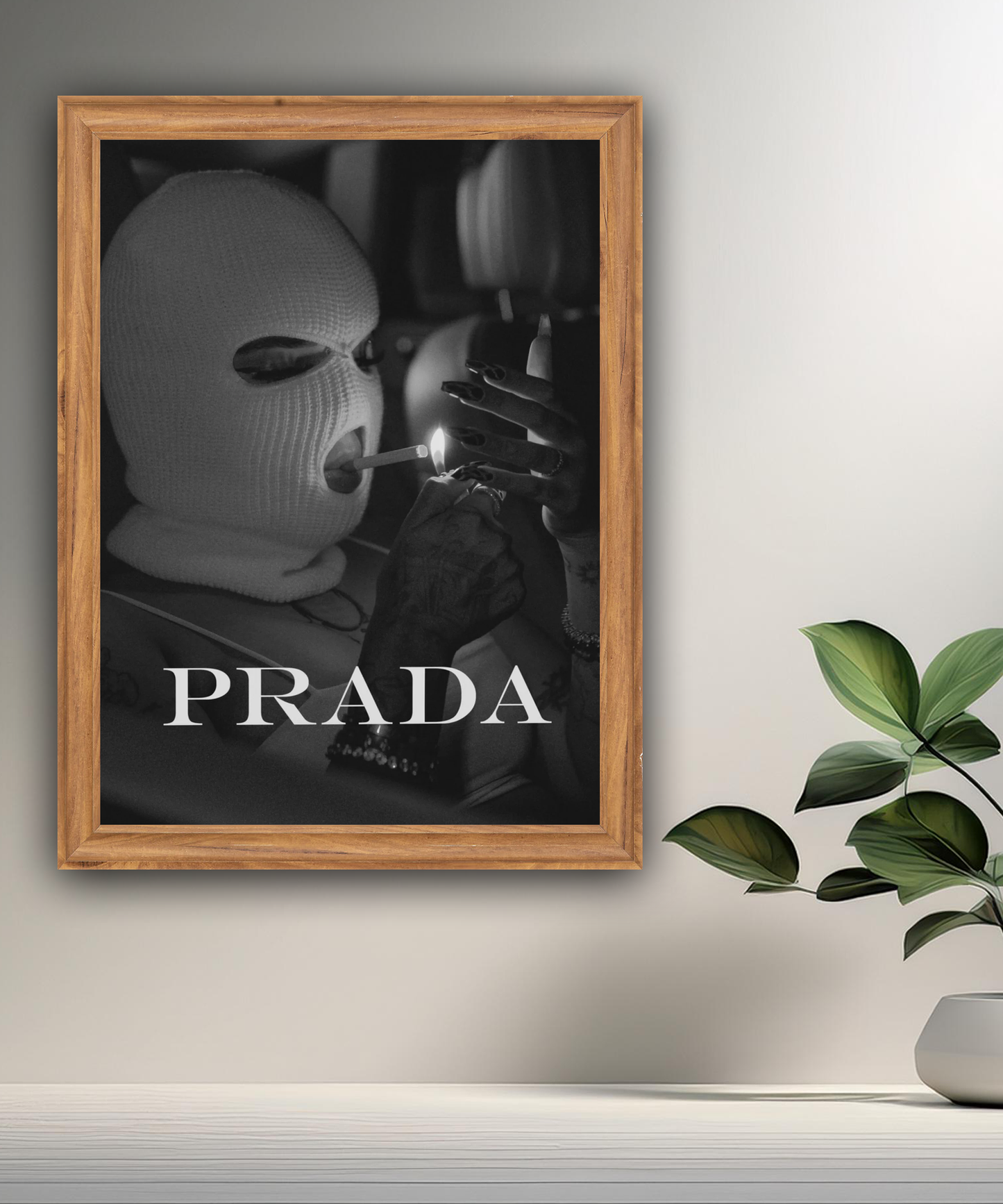Poster encadré Prada art