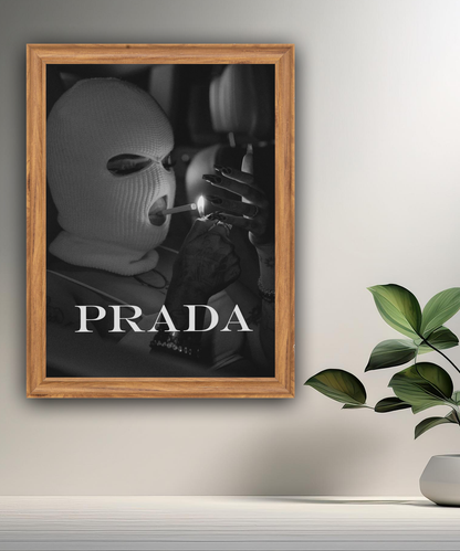 Poster encadré Prada art