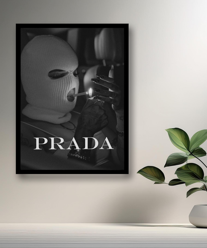 Poster encadré Prada art
