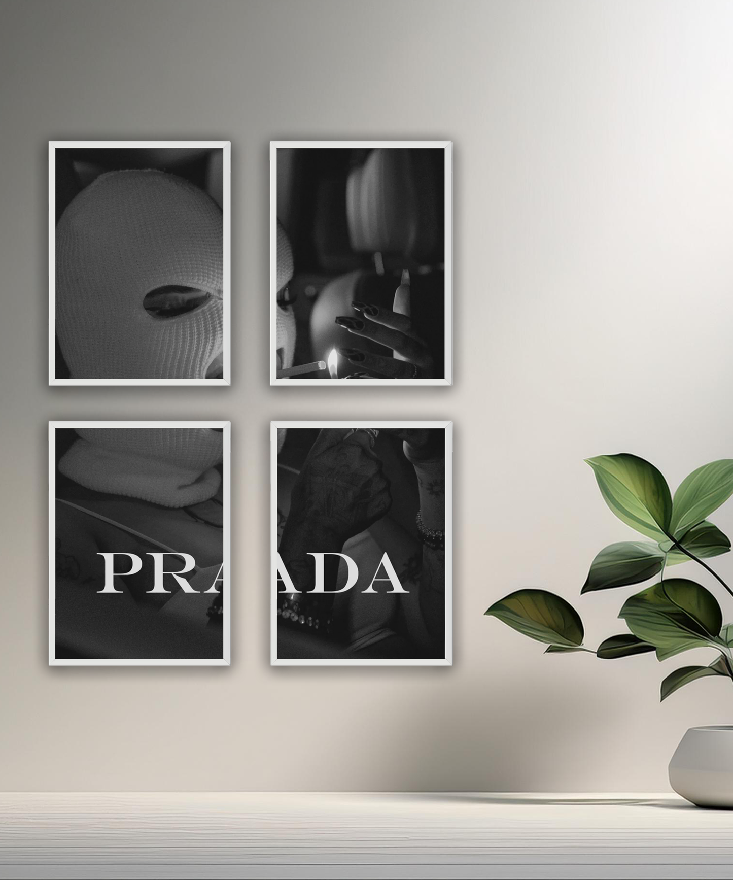 Poster encadré Prada art
