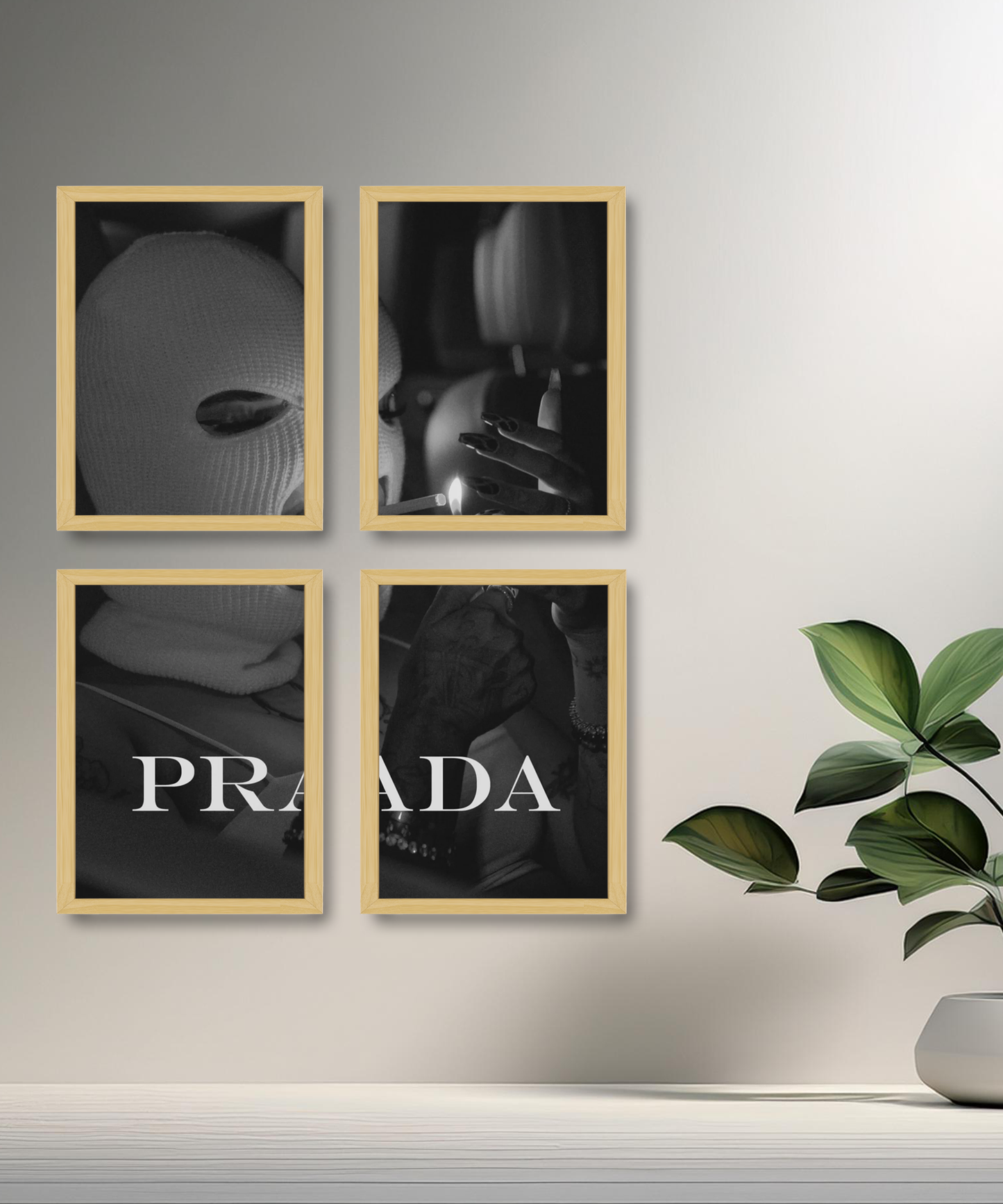 Poster encadré Prada art