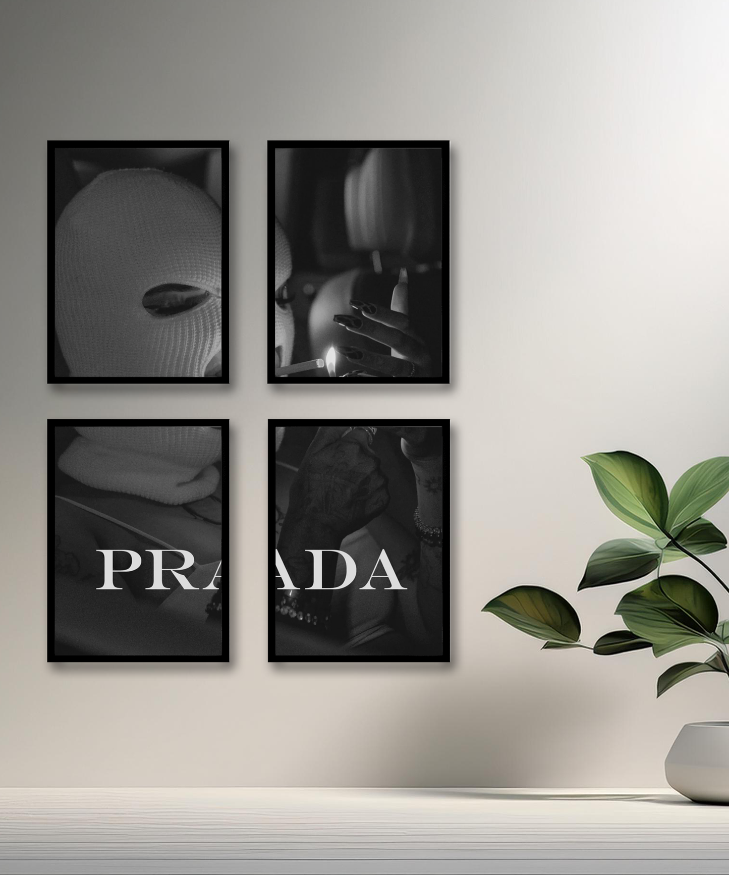 Poster encadré Prada art