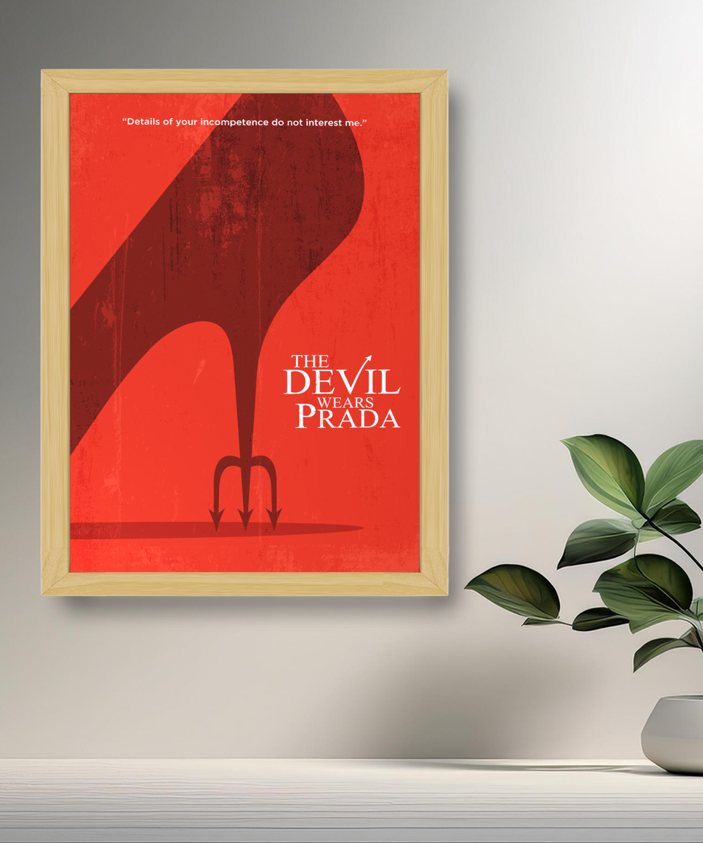 Cadre photo Prada devil