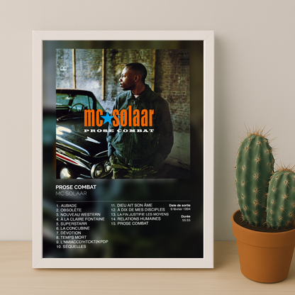 Cadre photo Prose combat McSolaar