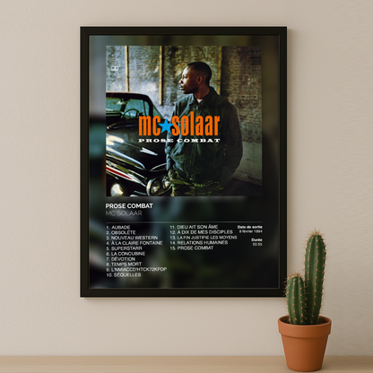 Cadre photo Prose combat McSolaar