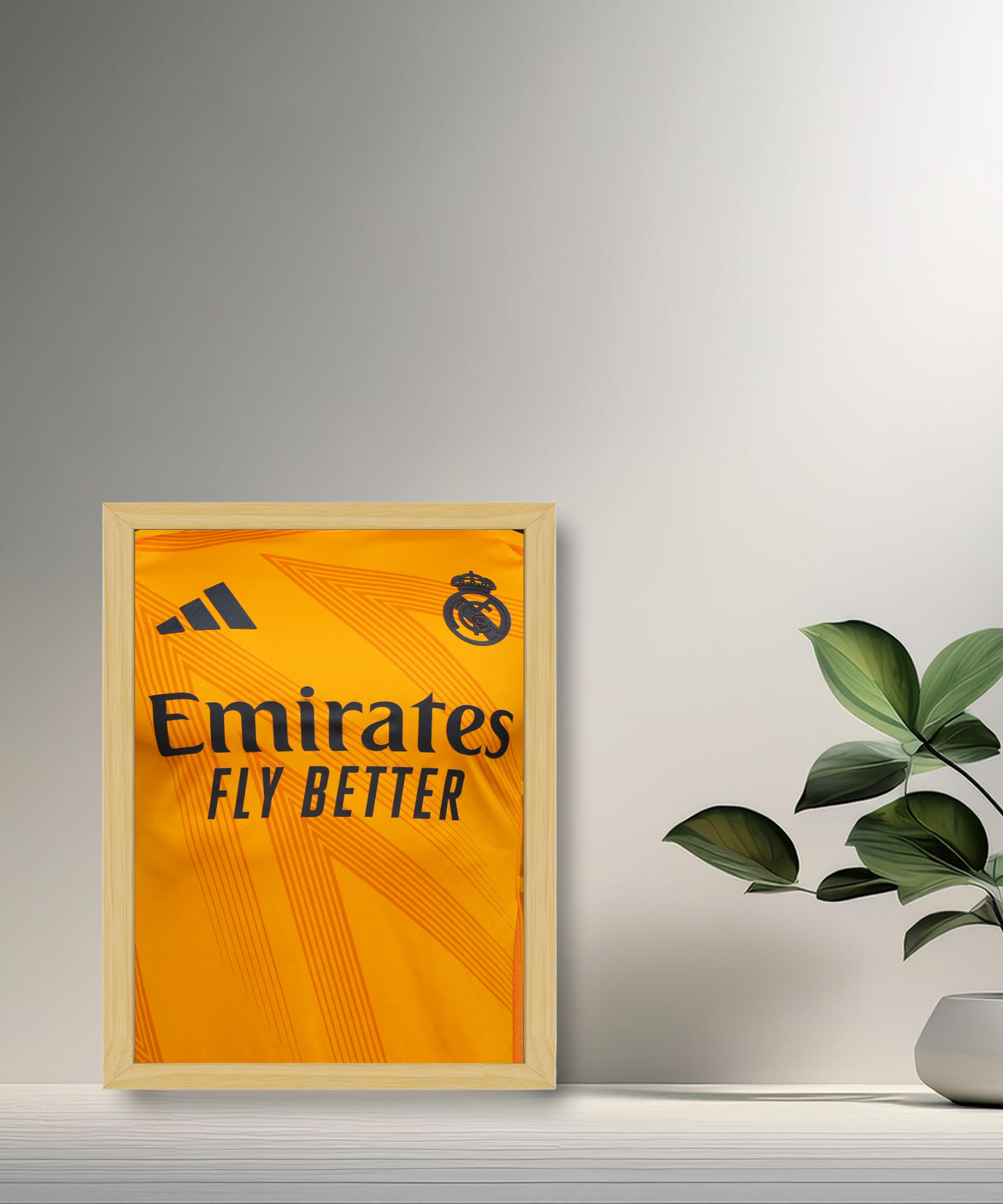 Cadre photo Maillot de Real Madrid extérieur