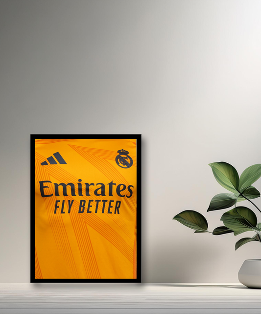 Cadre photo Maillot de Real Madrid extérieur