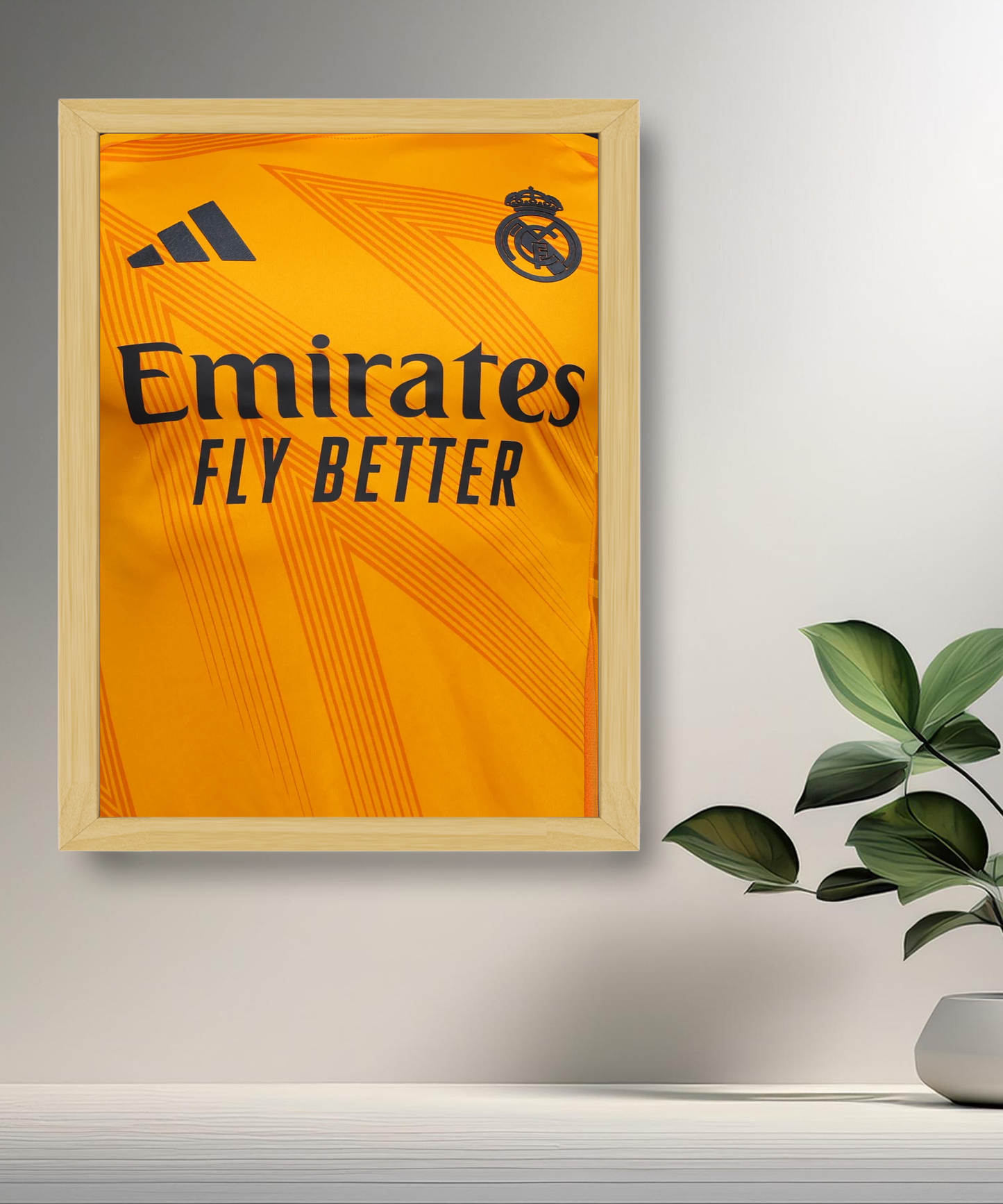 Cadre photo Maillot de Real Madrid extérieur
